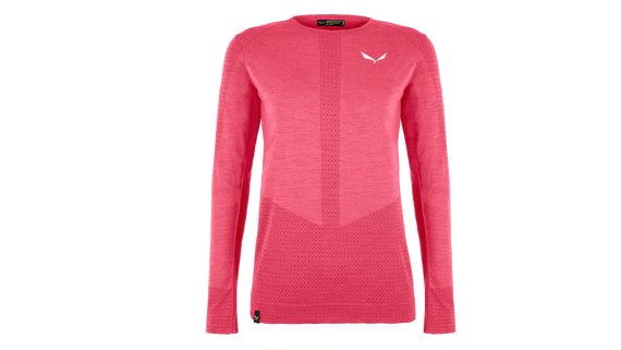 Das Salewa Zebru Responsive Longsleeve Tee: Smarte Kombination von Merinowolle und Responsive Technologie bei hoher Strapazierfähigkeit.