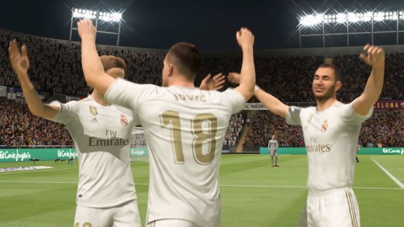 In-Game Aufnahmen aus FIFA20