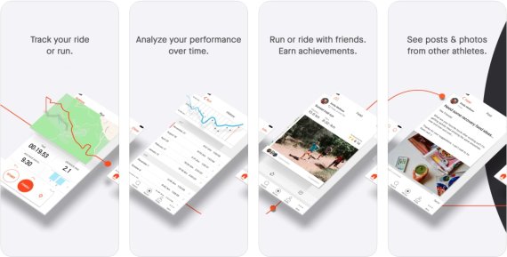 Strava Running App Screenshots
