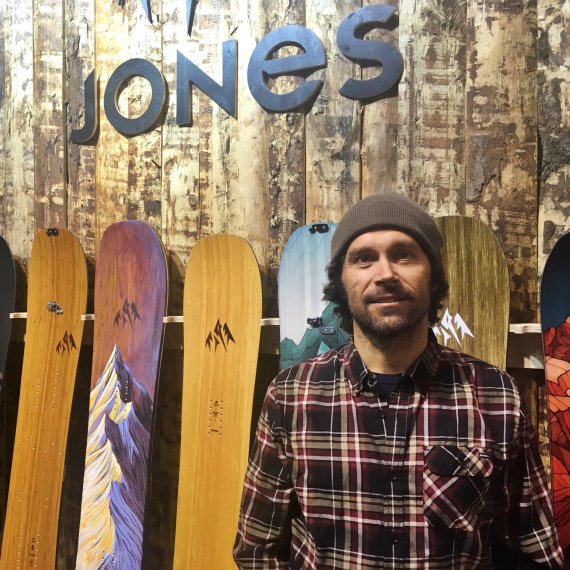 Jeremy Jones at the ISPO Munich 2018