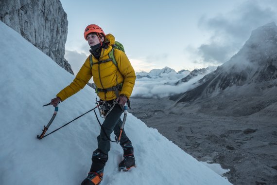 Zustieg zur Route am Berg Nangpai Gosum II