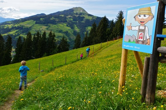 Was für ein tolles Panorama - wäre da nur nicht das riesige Schild.