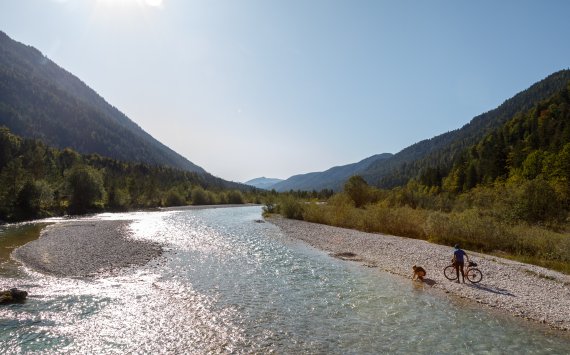 Ausblick über die Isar