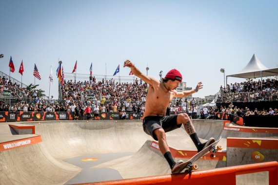 Heimana Reynolds aus den USA ist derzeit einer der weltbesten Skateboarder.