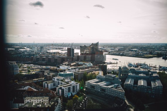 Aussicht über Hamburg