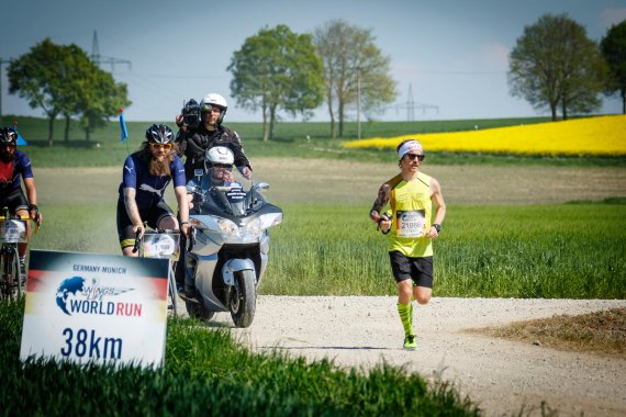 Florian Neuschwander has won as the world’s best German at the Wings for Life World Run 2016.