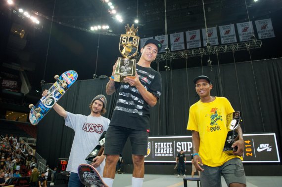 Nyjah Huston gewinnt das Finale der SLS Super Crown