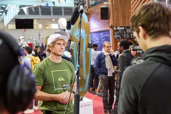 Robby Naish auf der ISPO MUNICH 2017