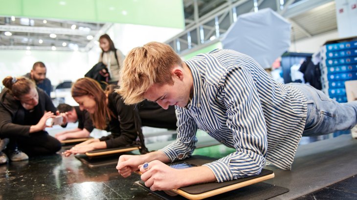 Plank Challenge at ISPO Munich 2020