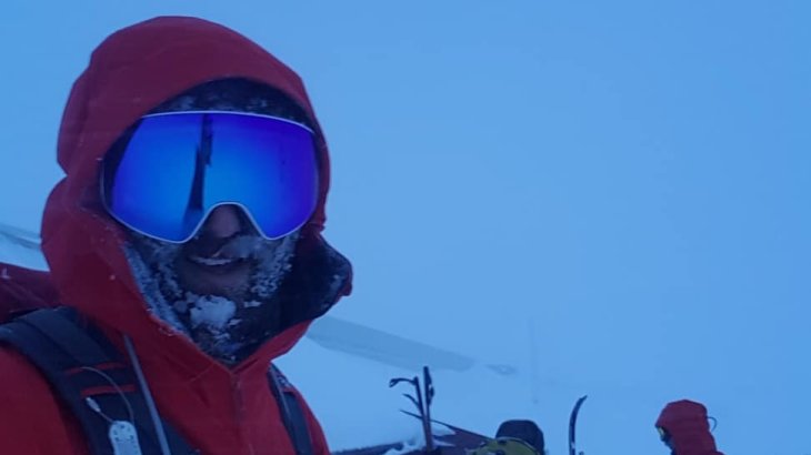 GORE-TEX PRO Testing: Carlos während eines Überquerungsversuchs der Hardangervidda im Winter.