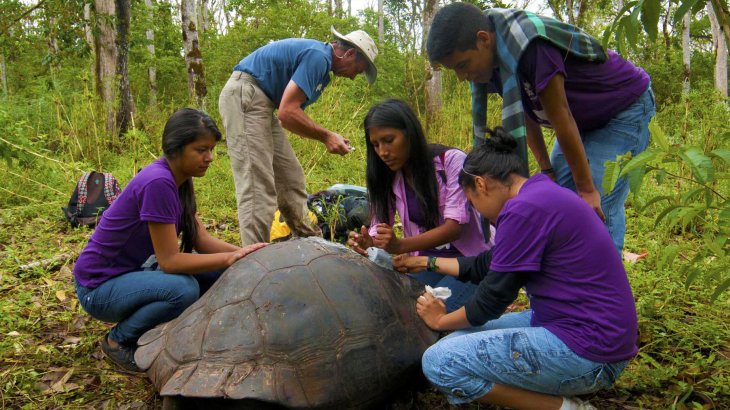 Engaging Local Youth in Conserving the Galapagos Tortoise