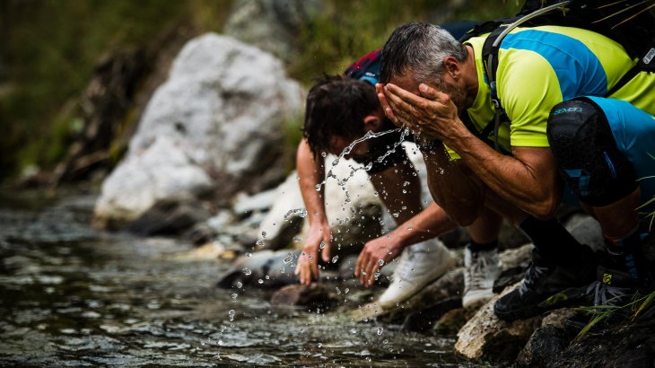 Klare Luft, unverfälschte Natur und als Erfrischung kristallklares Bergwasser