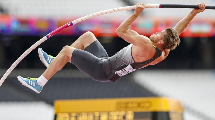 König der Leichtathleten: Rico Freimuth aus Halle, Gold-Medaillengewinner im Zehnkampf.