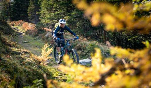 This is how ski training is fun: Sandra Lahnsteiner biking in Gastein. Endurance is immensely important in skiing and even reduces the risk of injury, according to the freerider.