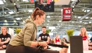 Blackroll meets Yoga with Sinah Diepold,Claudio Trento and the Basefive-Team at ISPO Munich 2021